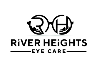 River Heights Eye Care logo design by Roma