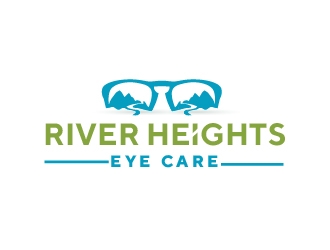 River Heights Eye Care logo design by Roma