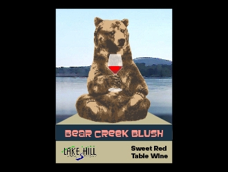 Lake Hill Winery logo design by josephope