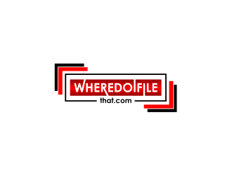 wheredoifilethat.com (where do I file that.com) logo design by meliodas