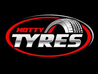 Motty Tyres logo design by jaize