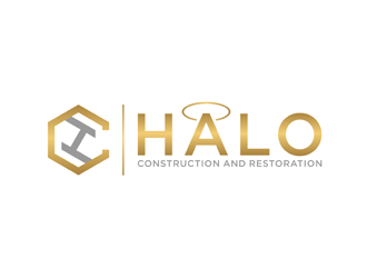 Halo Construction and Restoration logo design by bomie