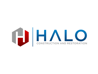 Halo Construction and Restoration logo design by bomie
