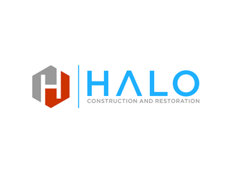 Halo Construction and Restoration logo design by bomie