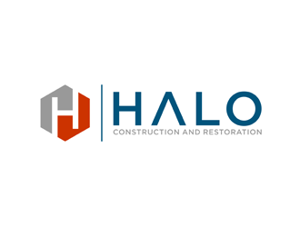 Halo Construction and Restoration logo design by bomie