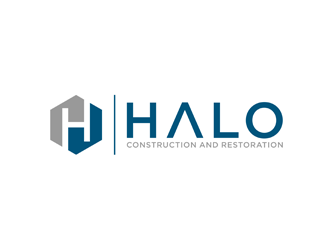 Halo Construction and Restoration logo design by bomie
