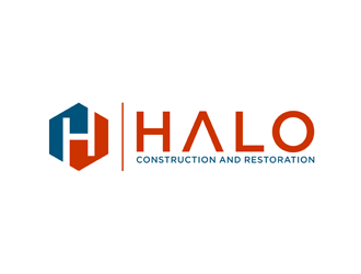 Halo Construction and Restoration logo design by bomie