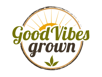 Good Vibes Grown logo design by BeDesign
