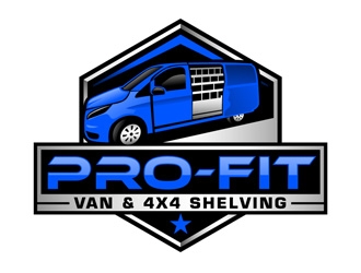 Pro-Fit Van & 4x4 Shelving logo design by DreamLogoDesign