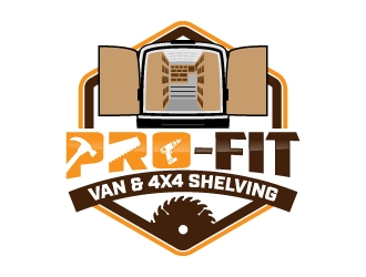 Pro-Fit Van & 4x4 Shelving logo design by jaize