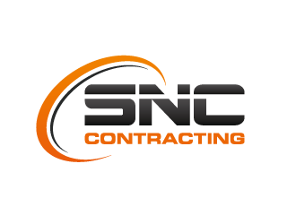 SNC CONTRACTING  logo design by spiritz