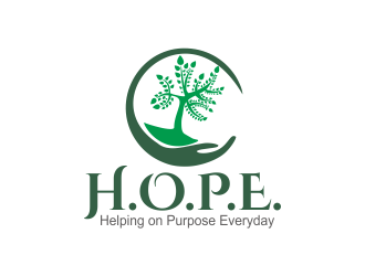 Helping on Purpose Everyday (H.O.P.E.) logo design by Greenlight