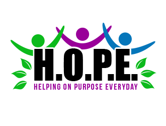 Helping on Purpose Everyday (H.O.P.E.) logo design by BeDesign