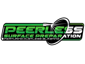 Peerless Surface Preparation and Dustless Blasting logo design by nexgen