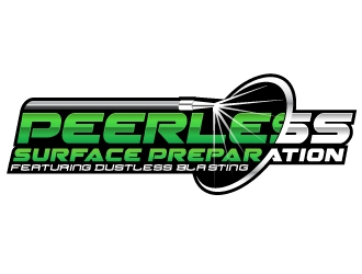 Peerless Surface Preparation and Dustless Blasting logo design by nexgen