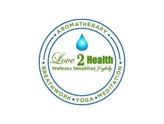 Love2Health logo design by cybil