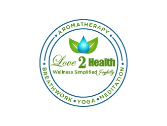 Love2Health logo design by cybil