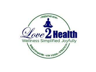 Love2Health logo design by cybil