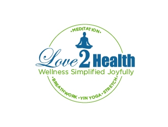 Love2Health logo design by cybil