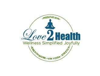 Love2Health logo design by cybil