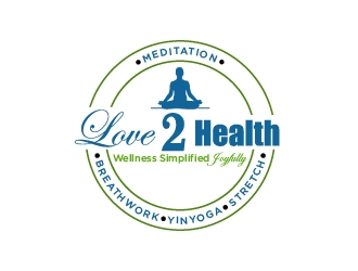 Love2Health logo design by cybil