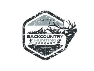 Backcountry Hunting Podcast logo design by naldart
