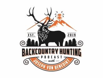 Backcountry Hunting Podcast logo design by Eko_Kurniawan