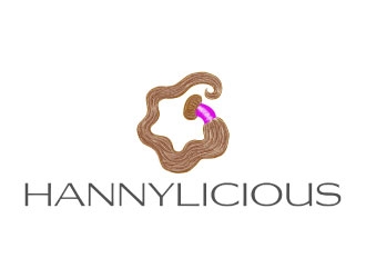 Hannylicious logo design by DesignPal