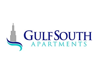 Gulf South Apartments logo design by 3Dlogos