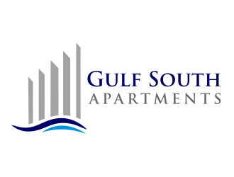 Gulf South Apartments logo design by aldesign