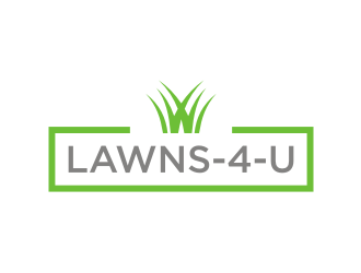 Lawns-4-U logo design by rief
