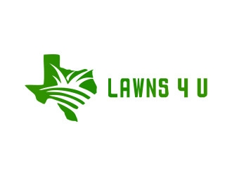 Lawns-4-U logo design by jayamuda