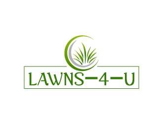 Lawns-4-U logo design by fawadyk