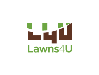 Lawns-4-U logo design by hwkomp