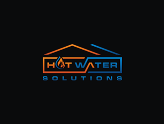 Hot Water Solutions logo design by checx