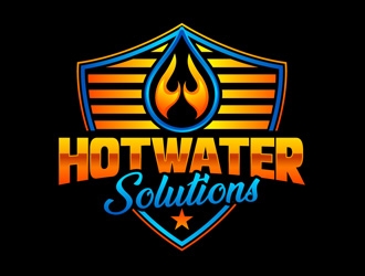 Hot Water Solutions logo design by DreamLogoDesign