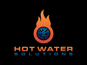 Hot Water Solutions logo design by BlessedArt