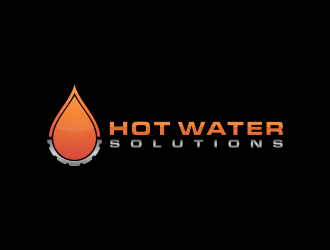 Hot Water Solutions logo design by BlessedArt