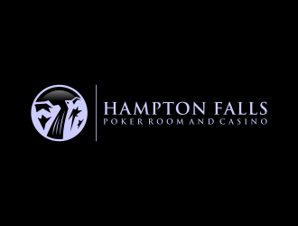 Hampton Falls Poker Room and Casino logo design by BlessedArt