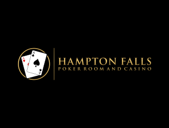 Hampton Falls Poker Room and Casino logo design by BlessedArt
