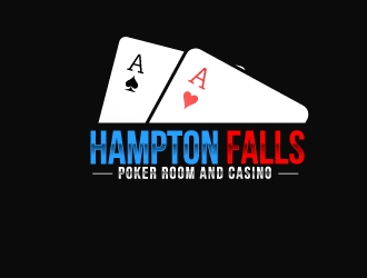 Hampton Falls Poker Room and Casino logo design by uttam