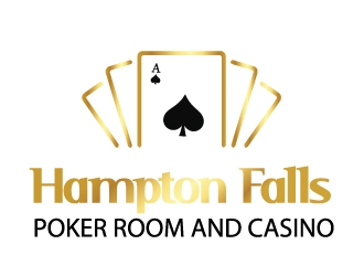 Hampton Falls Poker Room and Casino logo design by RIVA