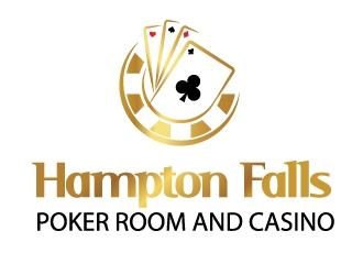 Hampton Falls Poker Room and Casino logo design by RIVA