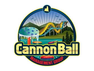 Cannon Ball Management Group logo design by Suvendu