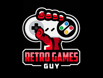 Retro Games Guy logo design by Optimus