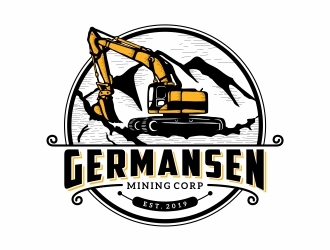 Germansen Mining Corp logo design by Eko_Kurniawan