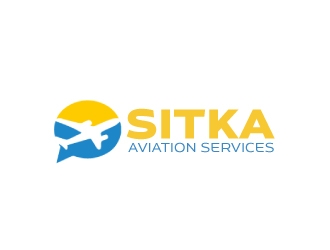 Sitka Aviation Services logo design by ElonStark