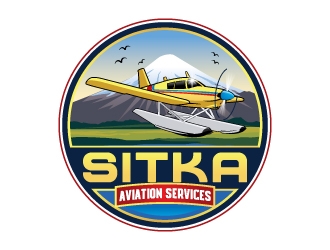 Sitka Aviation Services logo design by Suvendu