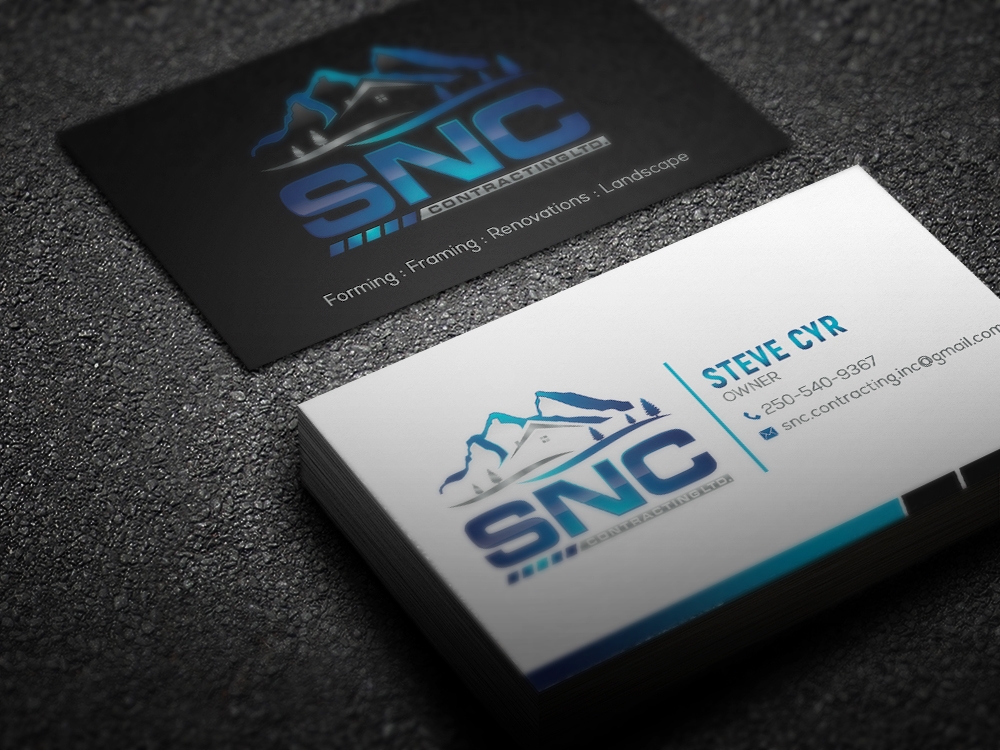 SNC CONTRACTING  logo design by aamir