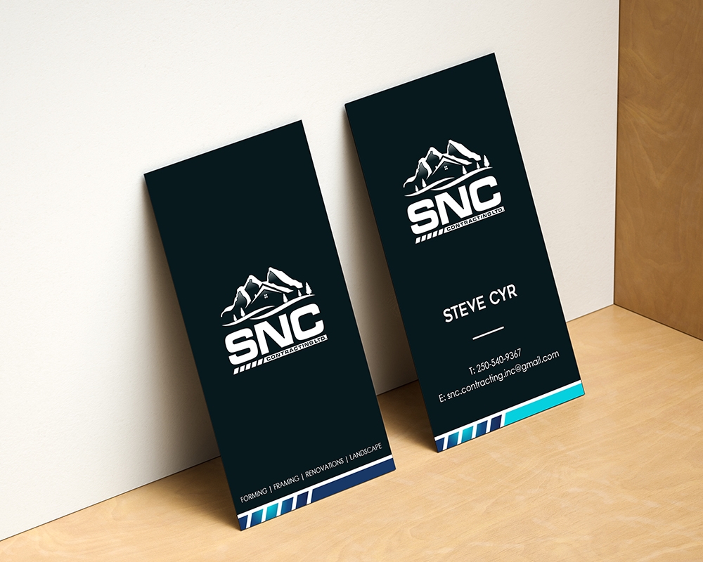 SNC CONTRACTING  logo design by mykrograma